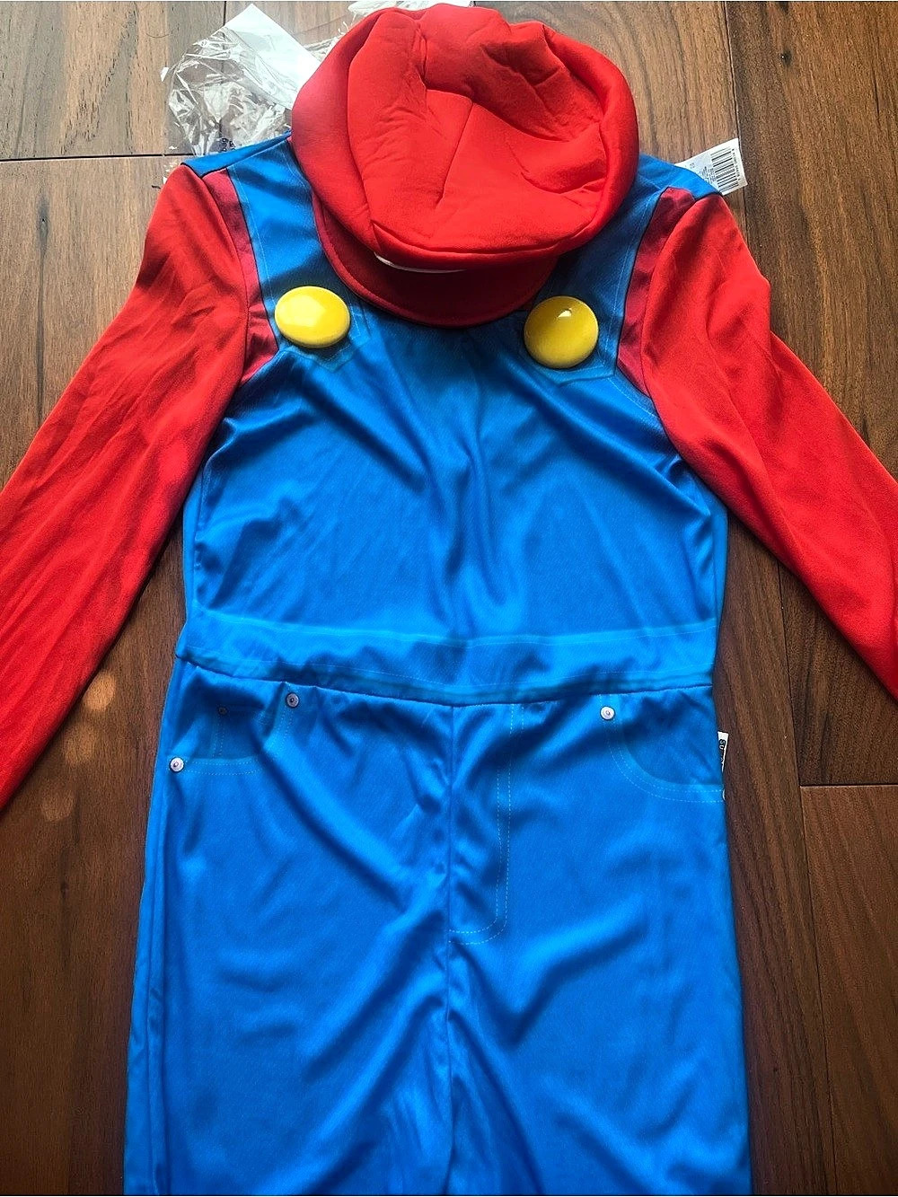 Nintendo Super Mario costume Boys Large Blue & Red Like New